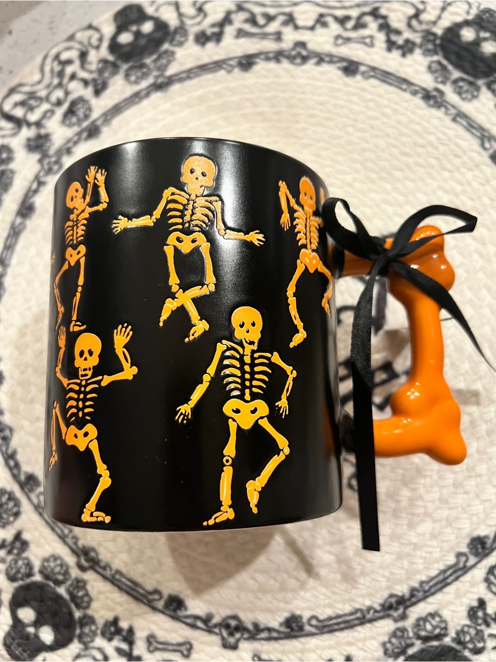 Halloween Skeleton Bone Handle Mug - Skeleton Dancr Mug